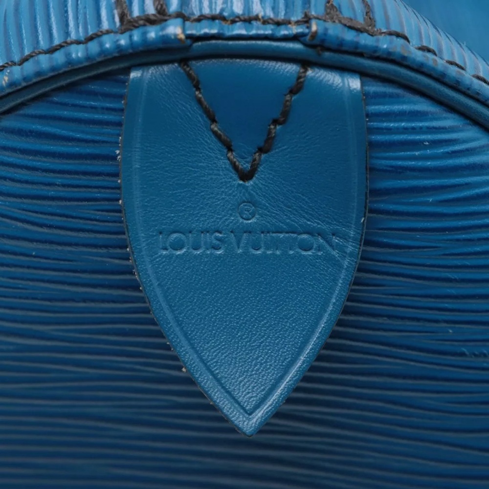 Louis Vuitton Epi Keepall 45 Bleu M42977 - Picture 9 of 15